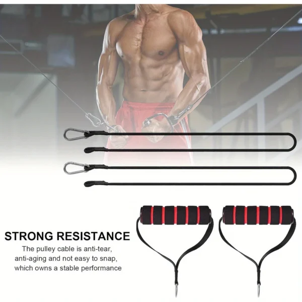 1719108150406-57eb3d82a3724ce0982cc59978a305ed-goods Durable Gym Pulley System with Resistance Bands