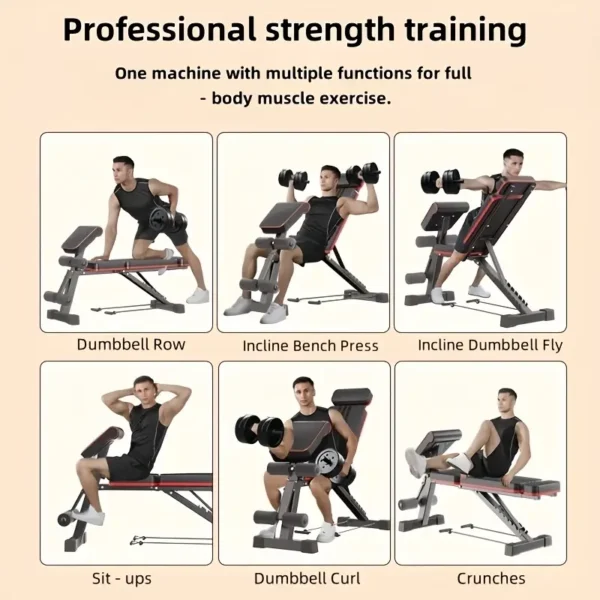 3246f27d-5522-4526-b177-8d44ed465890 Adjustable & Foldable Dumbbell Bench Press