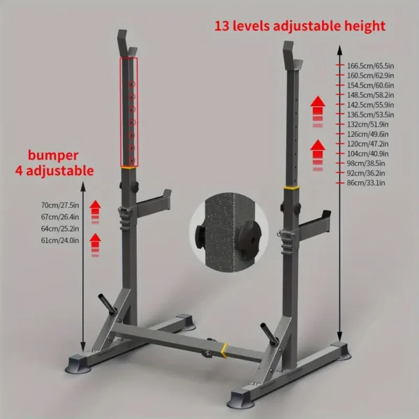 Multifunctional Barbell Rack