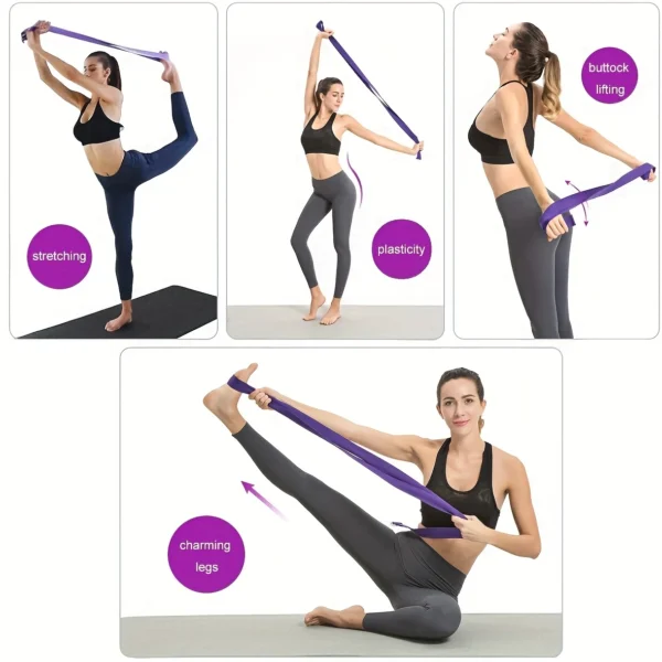 4ff3e49693da859c2b583d5975a0b5fd 1pc FlexiFit Yoga Strap