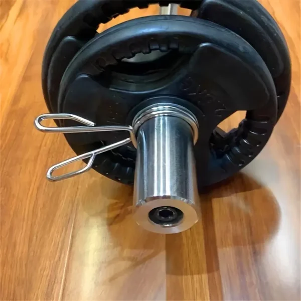 8a8c40c8-8475-4eba-8cb9-a53580e6a708 Stainless Steel Adjustable Weight Plate Barbell