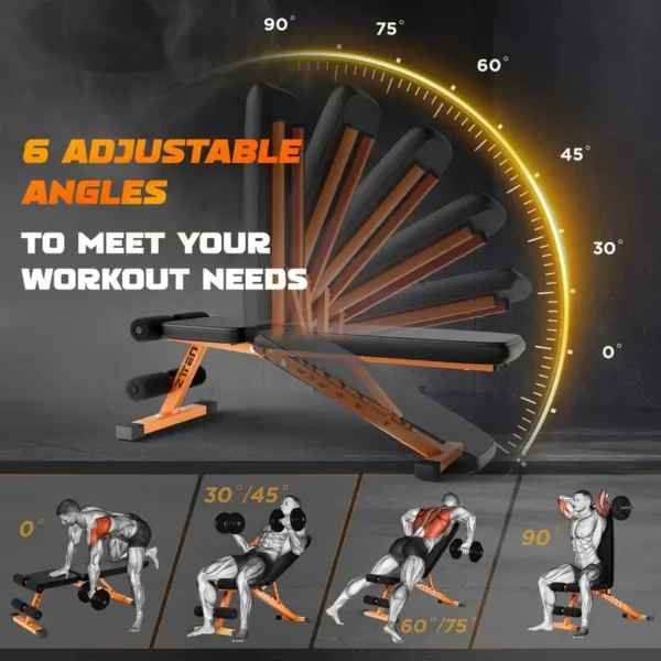Iron Adjustable Weight Bench