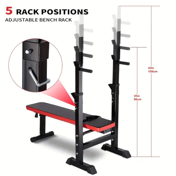 b4beefa0-13af-4f70-a0f4-0db72ec70458 MENCIRO Adjustable Folding Weight Bench