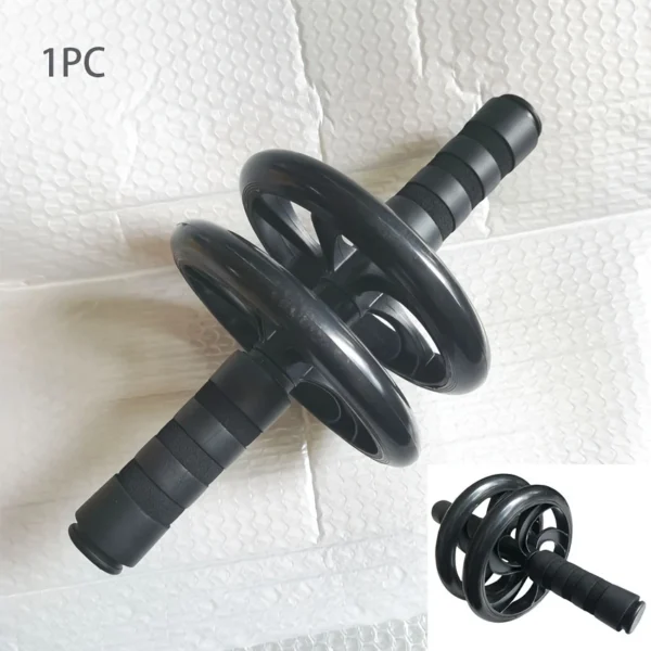 Quiet Double Wheel Black Ab Roller