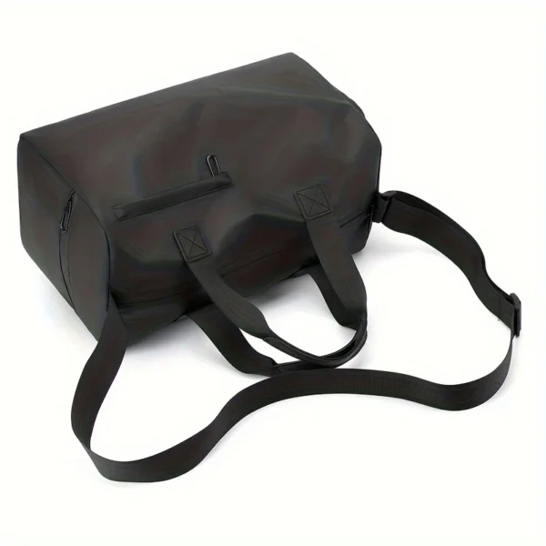 cdde2750-da89-47f4-bc6f-4c9b9869f494 Black Fitness Bag with Shoe Compartment