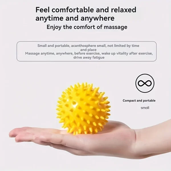 Random Colour Synthetic Rubber Fascia Ball Massage
