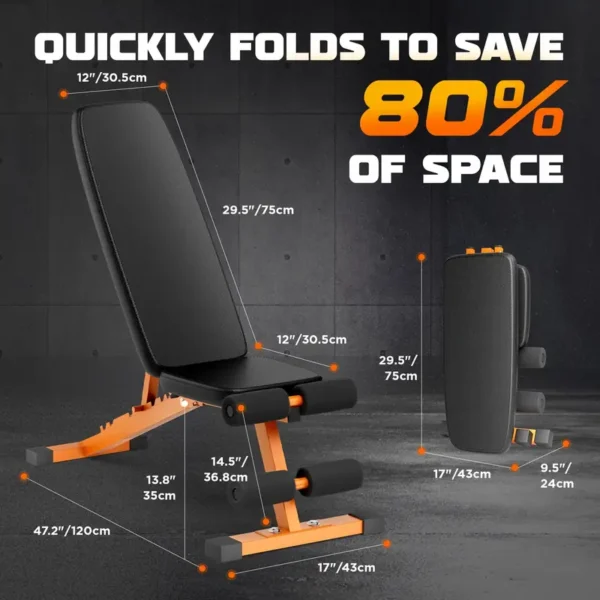 Iron Adjustable Weight Bench