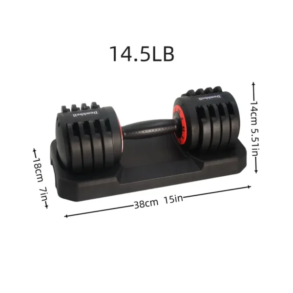 ffd87e32-424a-4c05-a885-5dc92fccf2dd 1pc Steel Adjustable Dumbbell 6.58 KG